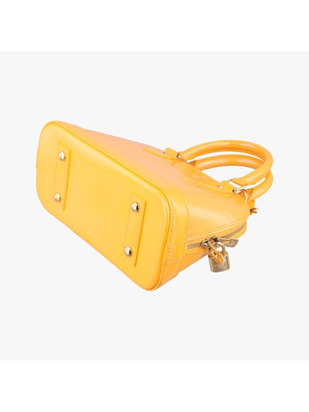 Louis Vuitton Alma PM Jaune Passion Vernis Handbag - Picture 6 of 16